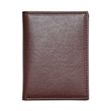 Immaculate Vegan - Watson & Wolfe Vegan Leather RFID Protective Bifold Card Holder | Chestnut Brown