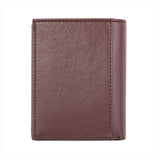 Immaculate Vegan - Watson & Wolfe Vegan Leather RFID Protective Card Wallet with Notes Pocket | Chestnut