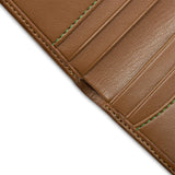 Immaculate Vegan - Watson & Wolfe Vegan Leather RFID Protective Card Wallet with Notes Pocket | Toffee