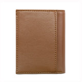 Immaculate Vegan - Watson & Wolfe Vegan Leather RFID Protective Card Wallet with Notes Pocket | Toffee