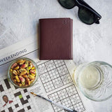 Immaculate Vegan - Watson & Wolfe Vegan Leather RFID Protective Trifold Wallet | Chestnut Brown