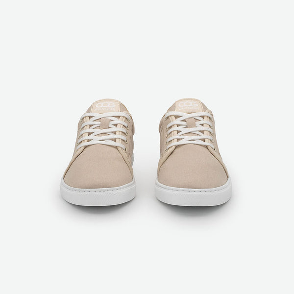 COG Gaia Unisex Recycled Canvas Vegan Sneakers | Beige UK2.5 / EU35 / US4.5