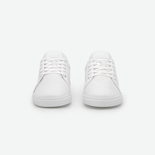 COG Gaia Unisex Recycled Canvas Vegan Sneakers | White UK2.5 / EU35 / US4.5