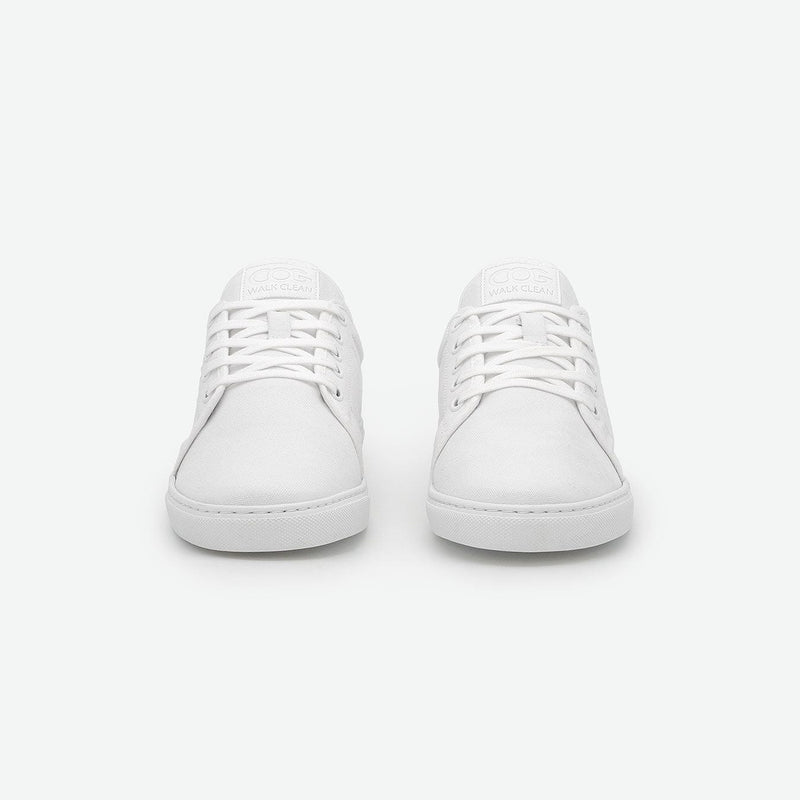 COG Gaia Unisex Recycled Canvas Vegan Sneakers | White UK2.5 / EU35 / US4.5