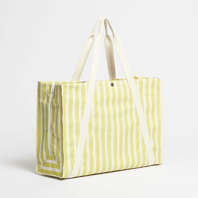 Souleway Beach Tote (Sand/Lime Green) Sand/Lime Green