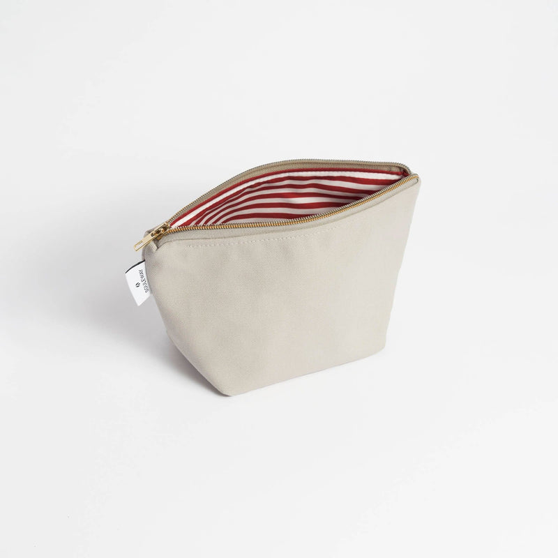 Souleway Natural Cotton Canvas Cosmetic Bag | Multiple Colours