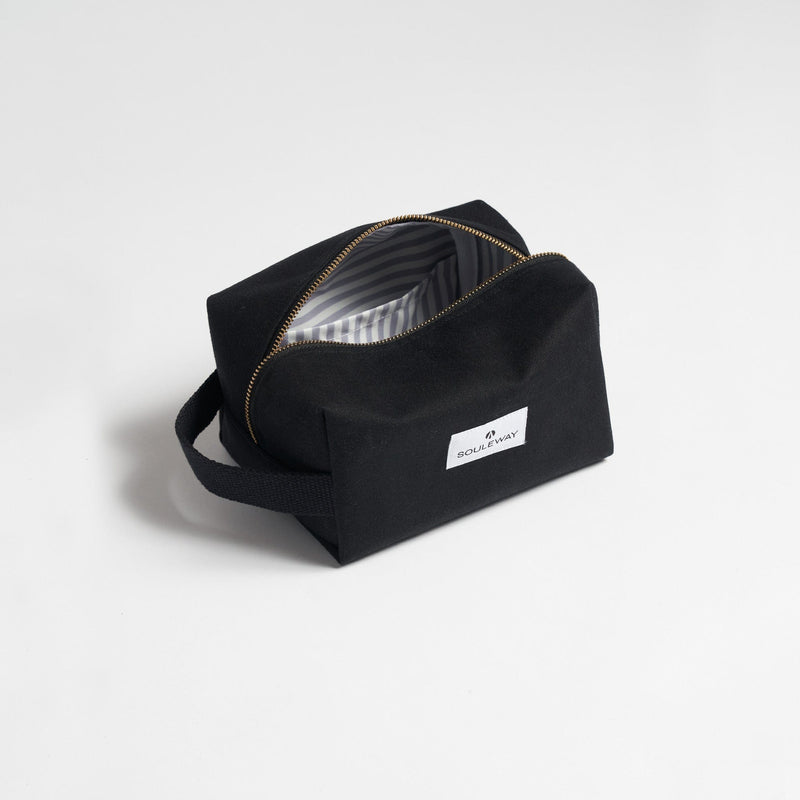 Souleway Natural Cotton Canvas Classic Washbag S | Multiple Colours