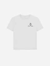 Immaculate Vegan - Reflexone R1 CLUB Organic Cotton Relaxed Iron Gate T-Shirt | White White / UK8 / EU36 / US4