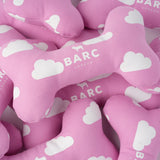 Immaculate Vegan - Barc London Squeaky Canvas Dog Bone Toy | Cloud Print