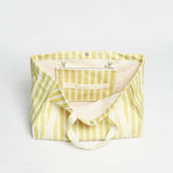 Immaculate Vegan - Souleway Beach Tote (Sand/Lime Green) Sand/Lime Green