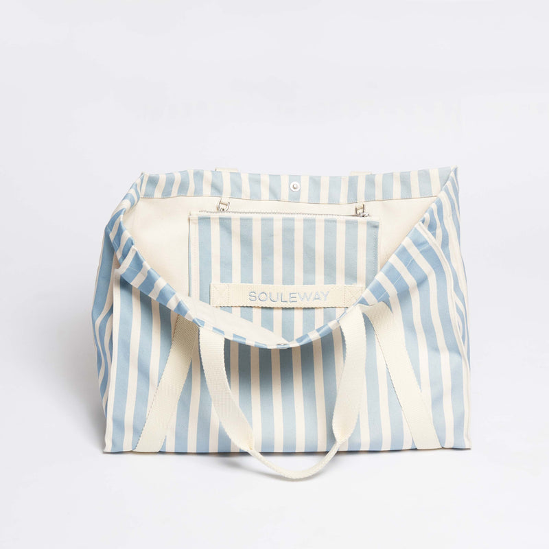 Souleway Beach Tote (Sand/Sky Blue) Sand/Sky Blue