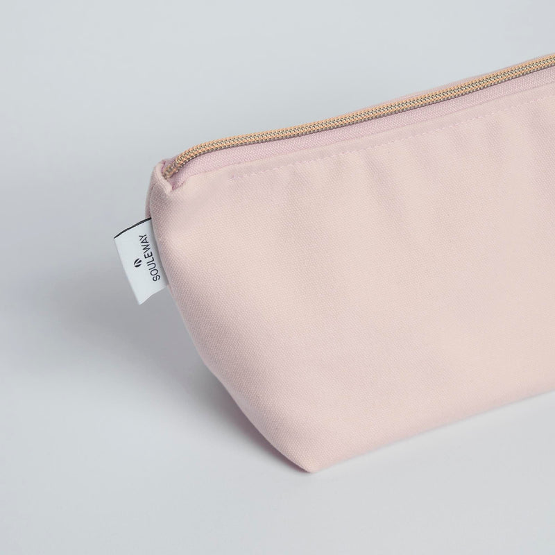 Souleway Natural Cotton Canvas Cosmetic Bag | Multiple Colours