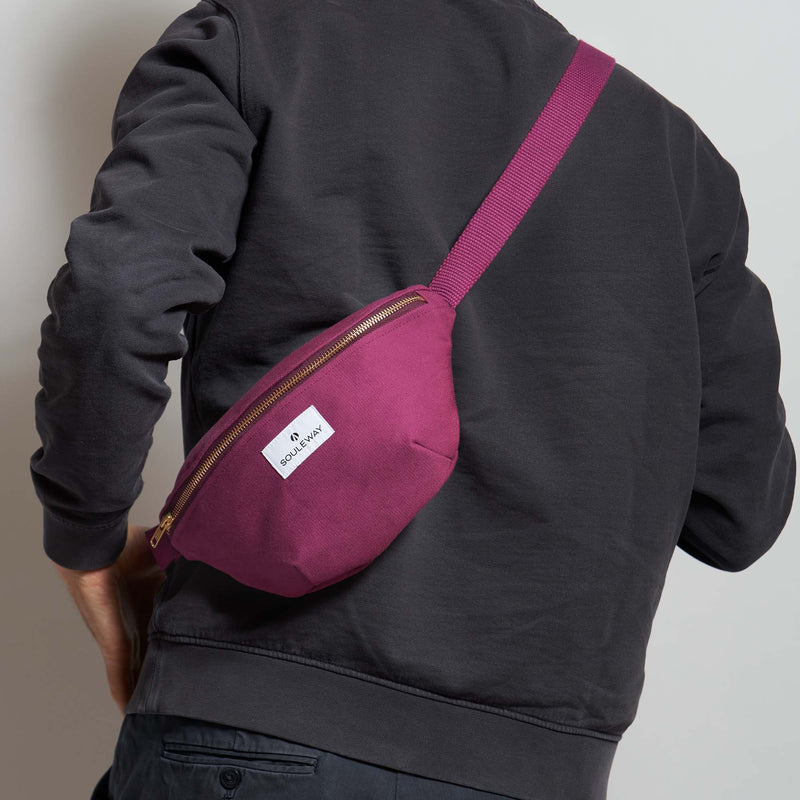Souleway Natural Cotton Canvas Bum Bag | Multiple Colours