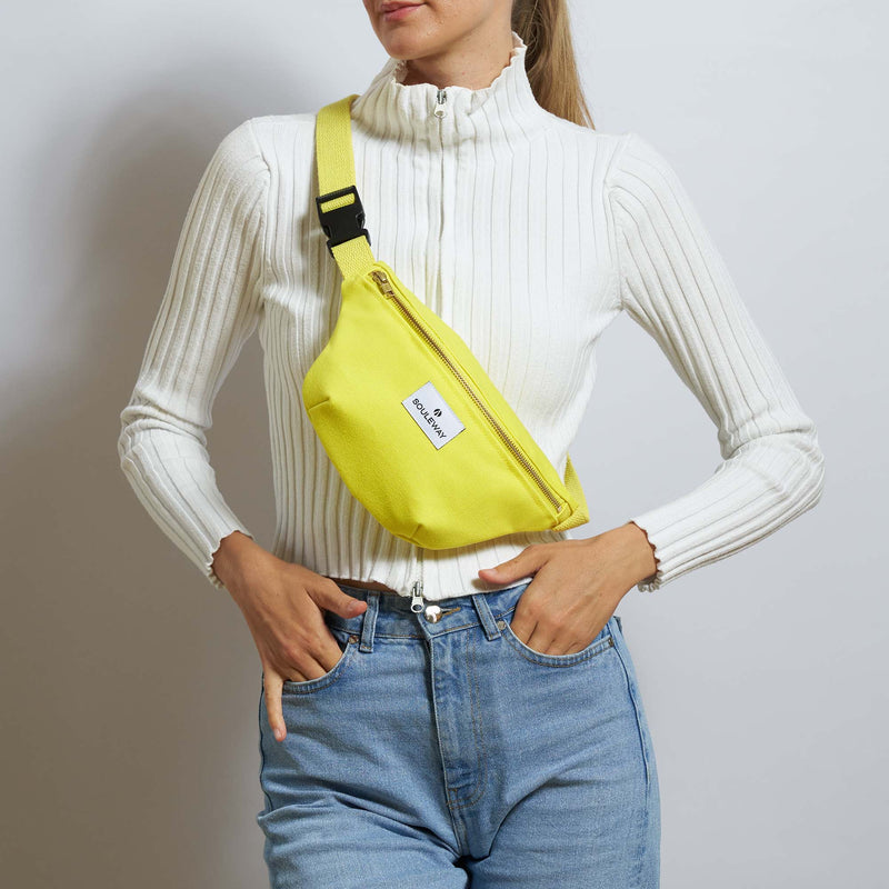 Souleway Natural Cotton Canvas Bum Bag | Multiple Colours