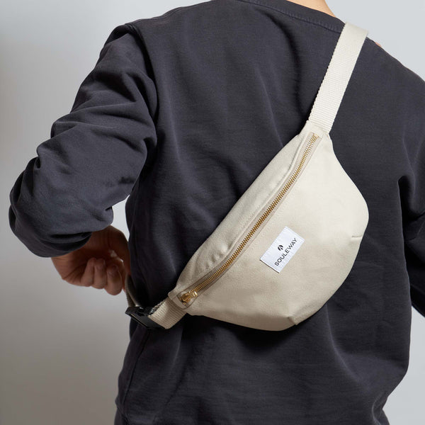 Souleway Natural Cotton Canvas Bum Bag | Multiple Colours