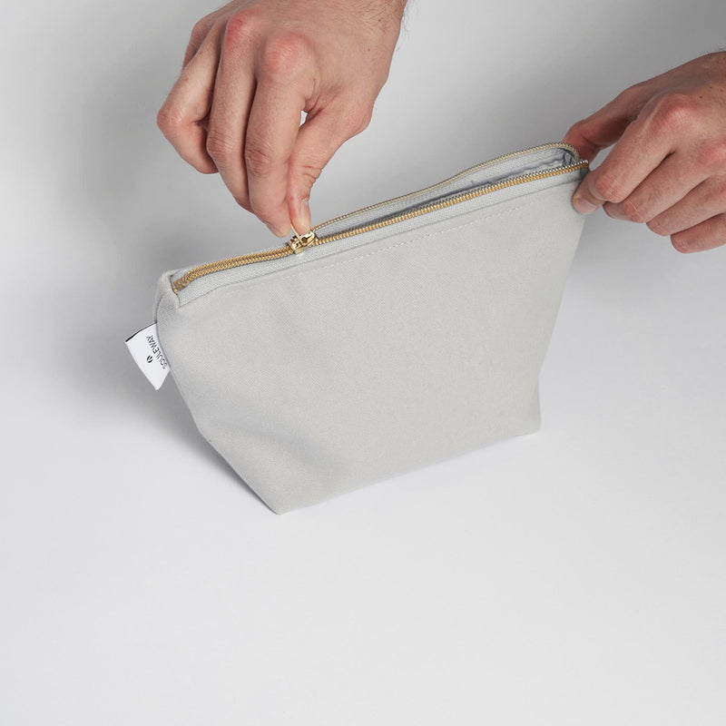 Souleway Natural Cotton Canvas Cosmetic Bag | Multiple Colours
