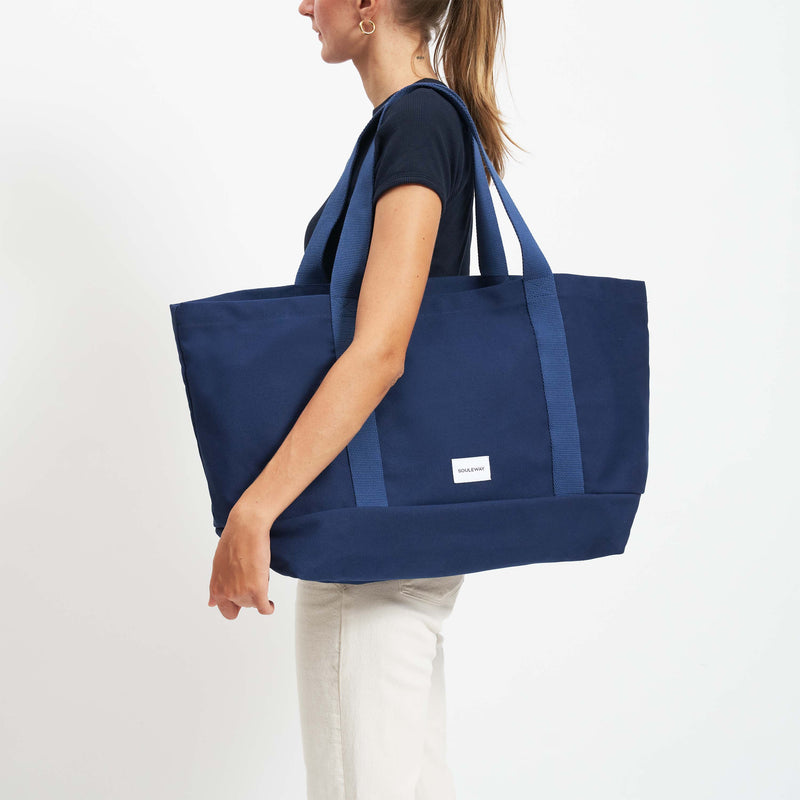 Souleway Natural Cotton Canvas Beach Bag | Multiple Colours