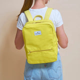 Immaculate Vegan - Souleway Natural Cotton Canvas Daypack | Bright Lemon Bright Lemon