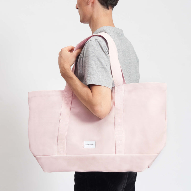 Souleway Natural Cotton Canvas Beach Bag | Multiple Colours