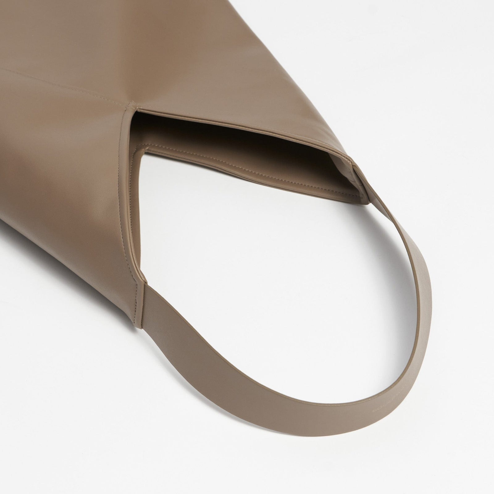 Souleway - Oleatex Vegan Olive Leather Origami Bag | Mocha Brown