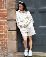 Immaculate Vegan - hewn. Womens Organic Cotton Relaxed-fit Hoodie in Natural Cotton