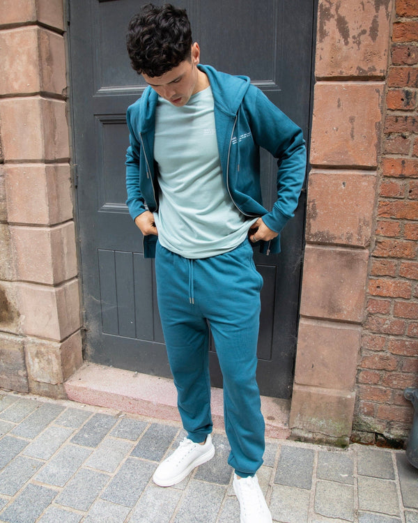hewn. Mens Organic Cotton Relaxed-fit Joggers in Ocean Blue