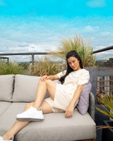 Immaculate Vegan - hewn. Womens Organic Cotton Lightweight Shorts in Natural Cotton