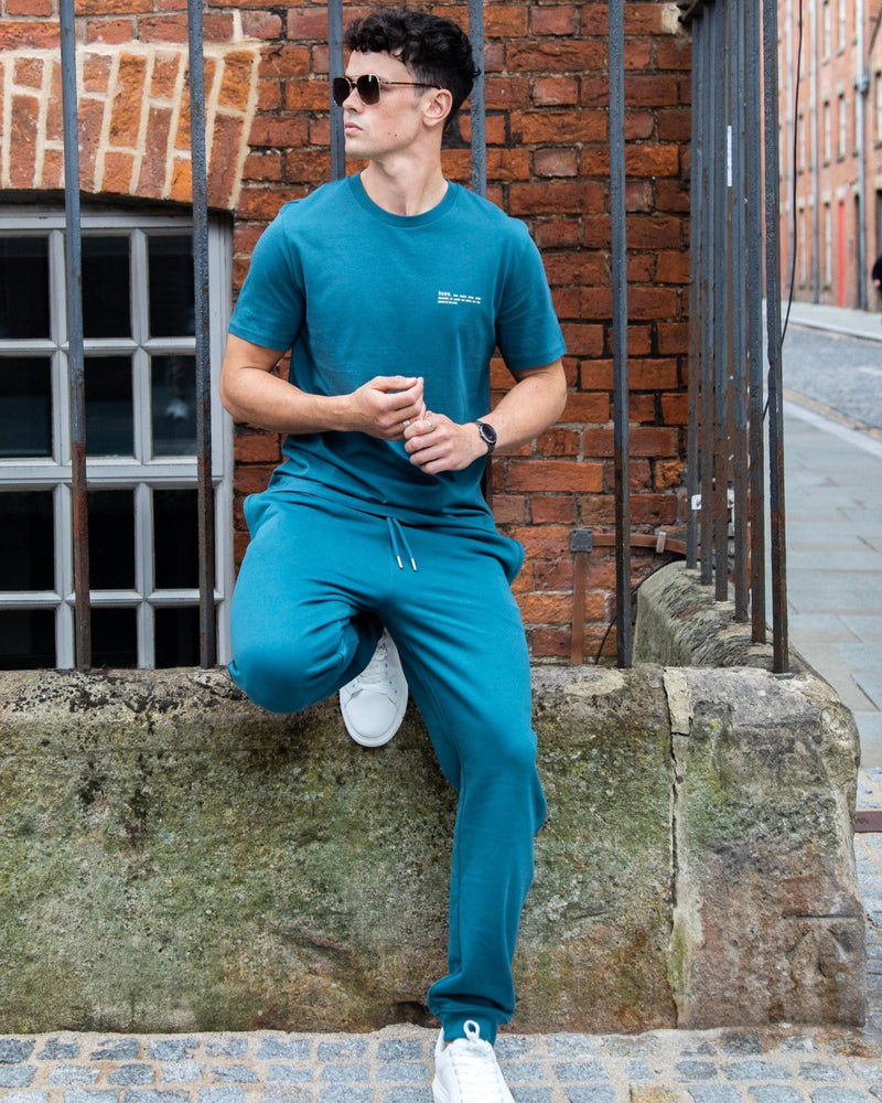 hewn. Mens Organic Cotton Relaxed-fit Joggers in Ocean Blue