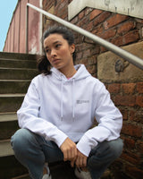 Immaculate Vegan - hewn. Womens Organic Cotton Relaxed-fit Hoodie in Snow White