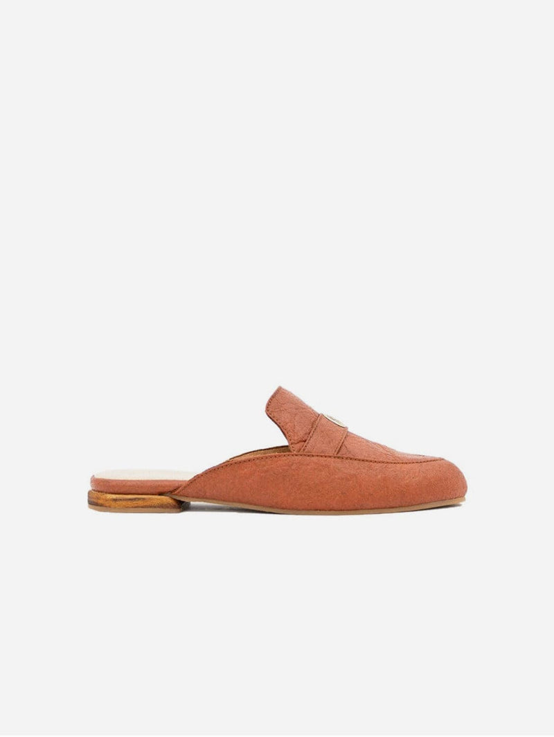 1 People Cairo Pinatex® Vegan Leather Mules | Cinnamon EU 36