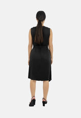 Immaculate Vegan - 1 People Funchal Asymmetric Wrap Dress Black