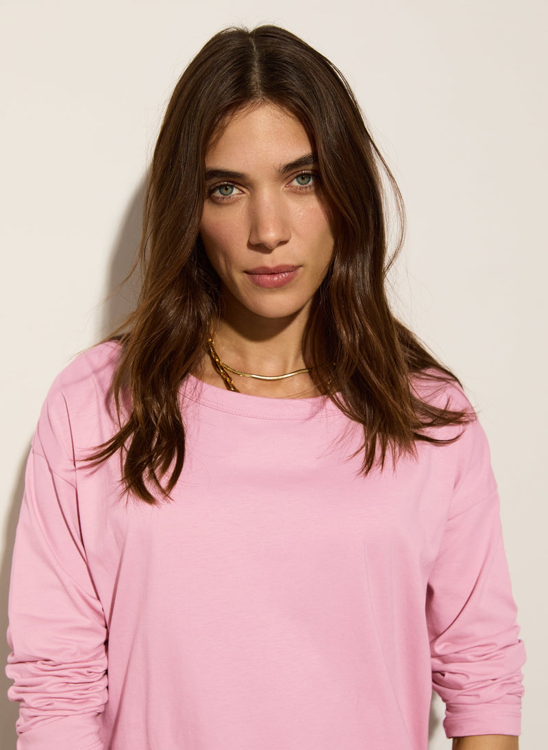 Montrose Organic Cotton Relaxed Top | Blossom