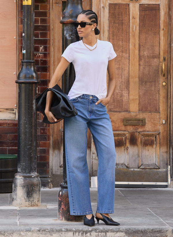 Baukjen Kiana Organic Cotton V-Neck Slim Tee