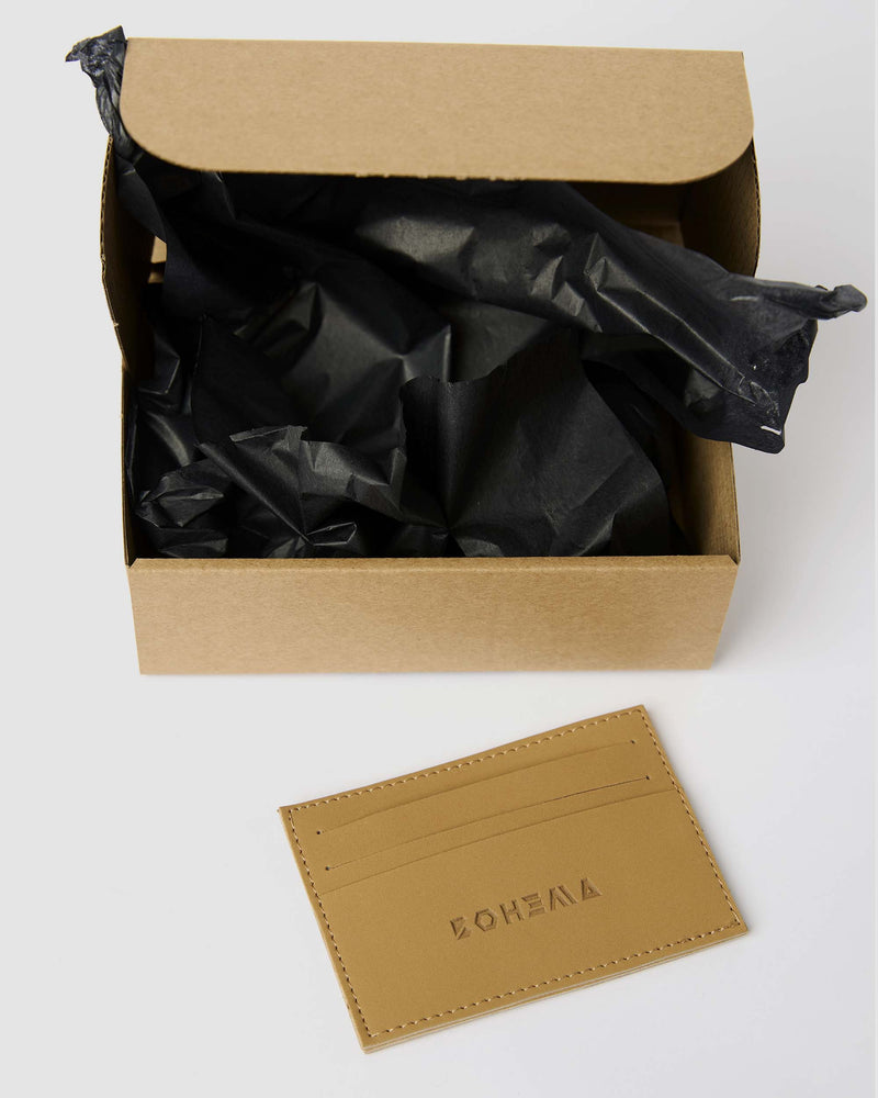 Bohema Bohema Corn Leather Vegan Card Holder | Multiple Colours