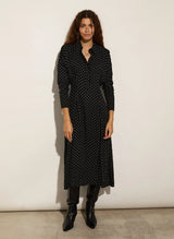 Immaculate Vegan - Baukjen Becky LENZING™ ECOVERO™ Dress | Black Polka Dot Print