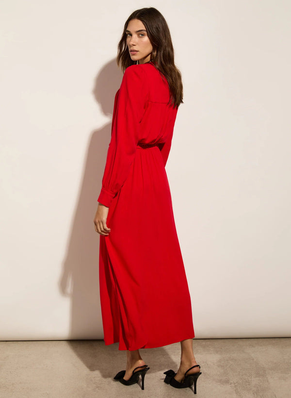 Baukjen Ania LENZING™ ECOVERO™ Dress | Crimson Red