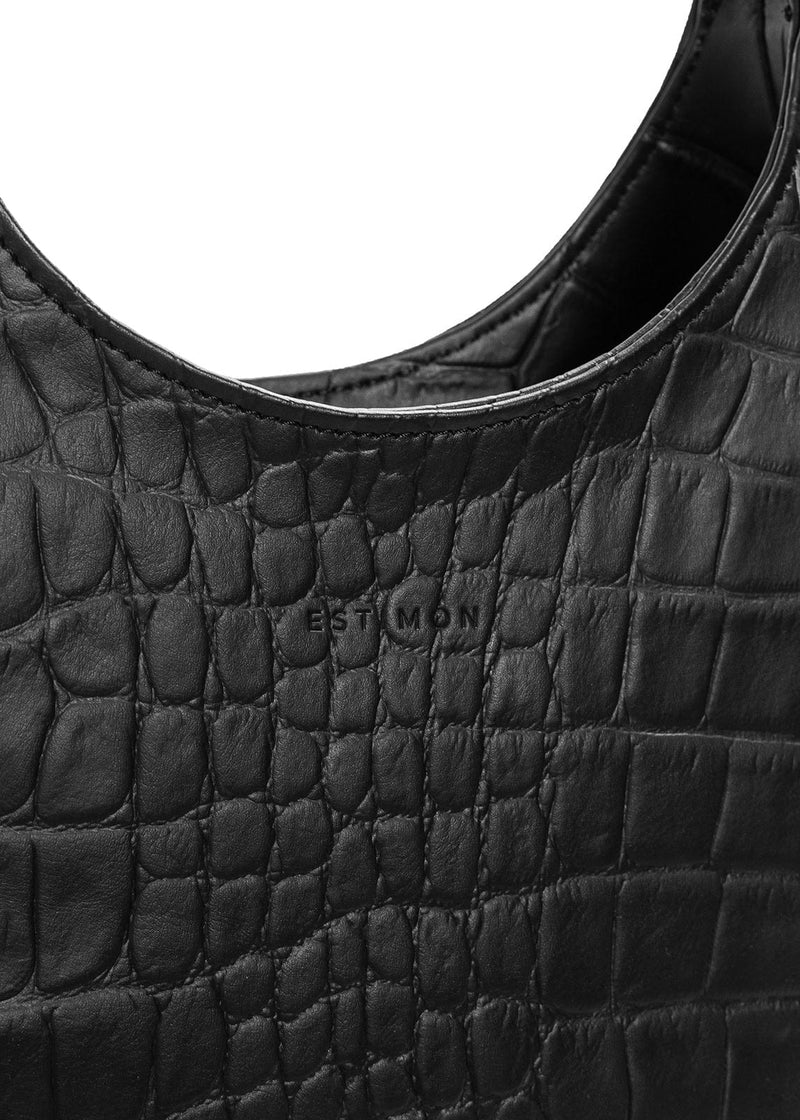 Estimon AUDREY BAG corn leather black croco