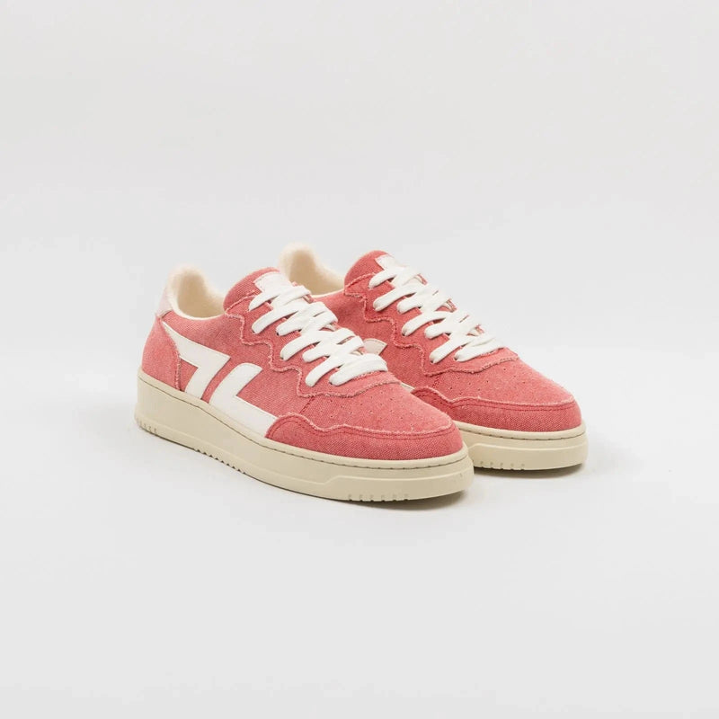 Zeta Shoes Beta B4 Women's Vegan PET Canvas Sneakers | Red