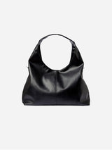 Immaculate Vegan - Bohema Bohema Grape Leather Vegan Slouchy Tote Bag | Black