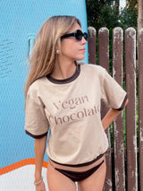 Immaculate Vegan - New Orchard Vegan Chocolate Organic Cotton T-Shirt | Brown XS