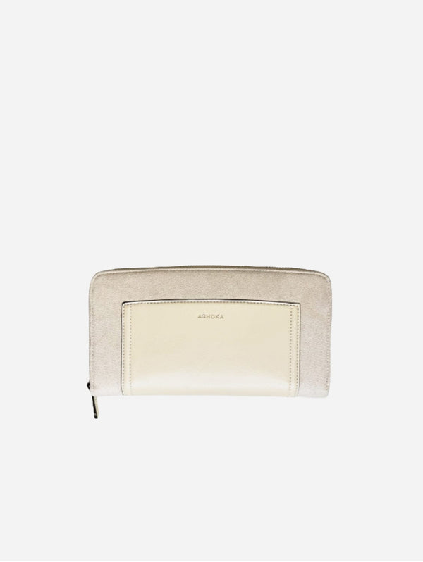 ASHOKA Paris Portefeuille-Compagnon Oxymore Bambou Sable