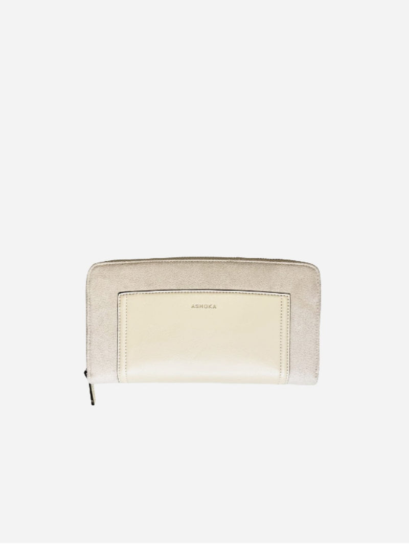 ASHOKA Paris Portefeuille-Compagnon Oxymore Bambou Sable