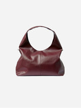 Immaculate Vegan - Bohema Bohema Grape Leather Vegan Slouchy Tote Bag | Burgundy