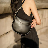 Immaculate Vegan - Thalie Adele Desserto® Cactus Leather Vegan Shoulder Bag | Black Black