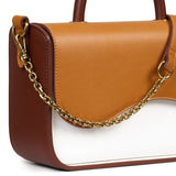 Immaculate Vegan - Biayna Sunrise Cactus Leather Vegan Crossbody Bag | Chestnut Honey Brown