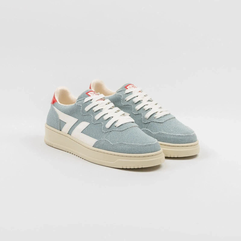 Zeta Shoes Beta B4 Women's Vegan PET Canvas Sneakers | Azul