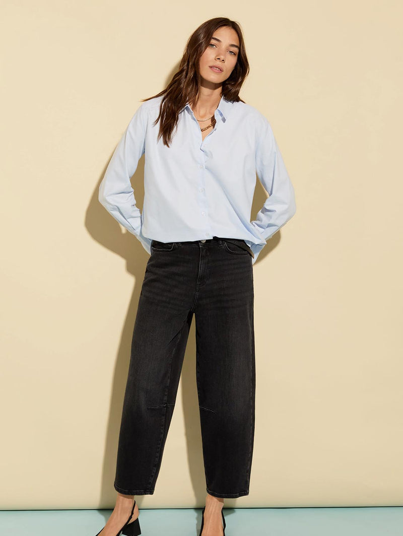 Kaya Organic Cotton Shirt | Pale Blue