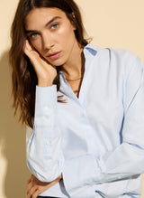 Immaculate Vegan - Kaya Organic Cotton Shirt | Pale Blue