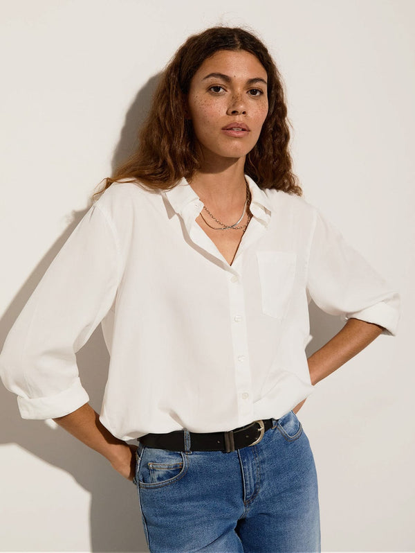 Martyna TENCEL™ Relaxed Shirt | Pure White