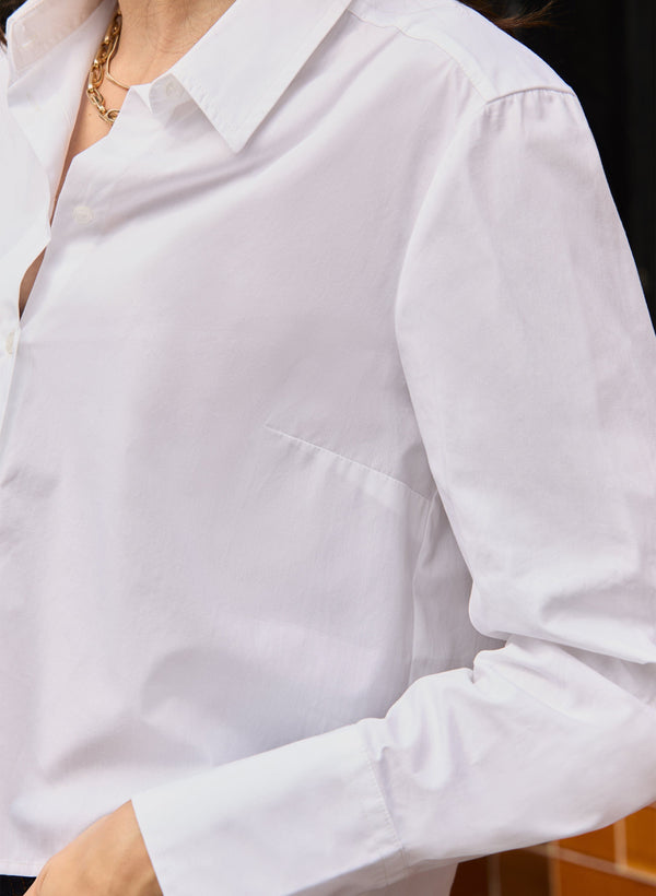 Baukjen Corey Organic Cotton Cropped Shirt